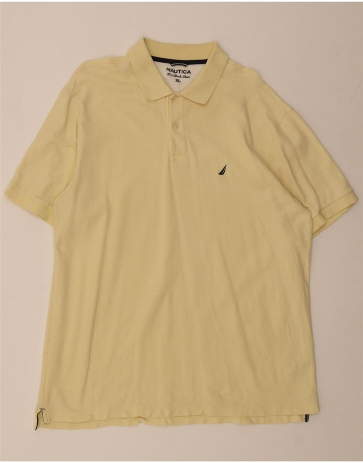 NAUTICA Mens Polo Shirt XL Yellow Cotton Vintage Nautica and Second-Hand Nautica from Messina Hembry 