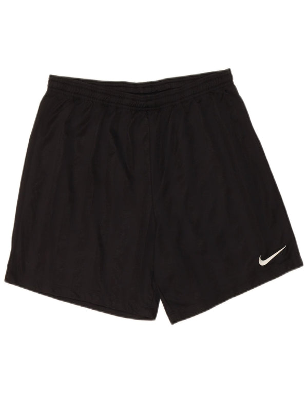 Nike Mens Sport Shorts Médio Preto Listrado Poliéster