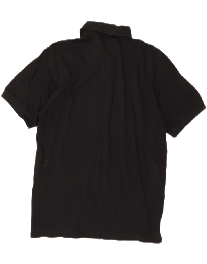 SERGIO TACCHINI Polo masculino médio algodão preto