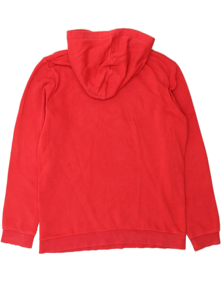 JACK & JONES Mens Graphic Hoodie Jumper XL Red Cotton Vintage Jack & Jones and Second-Hand Jack & Jones from Messina Hembry 