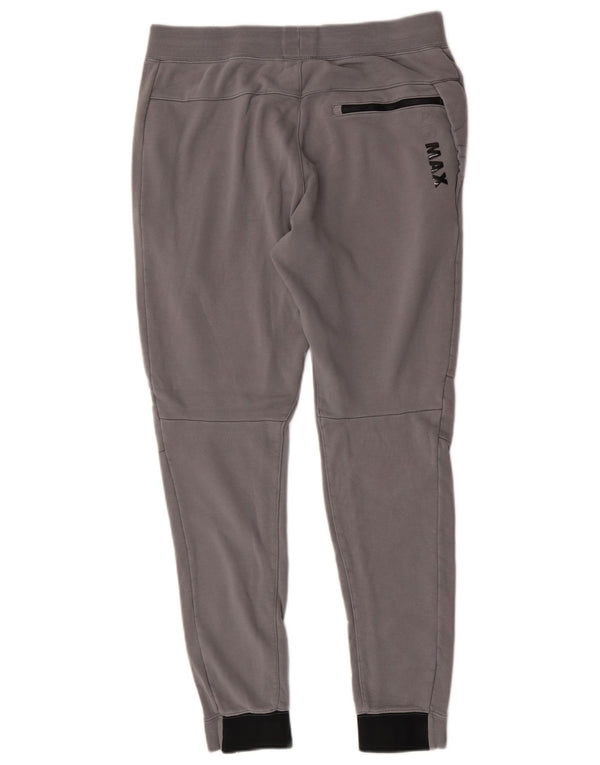 Nike Mens Graphic Tracksuit Trousers Joggers Medium Grey Colourblock