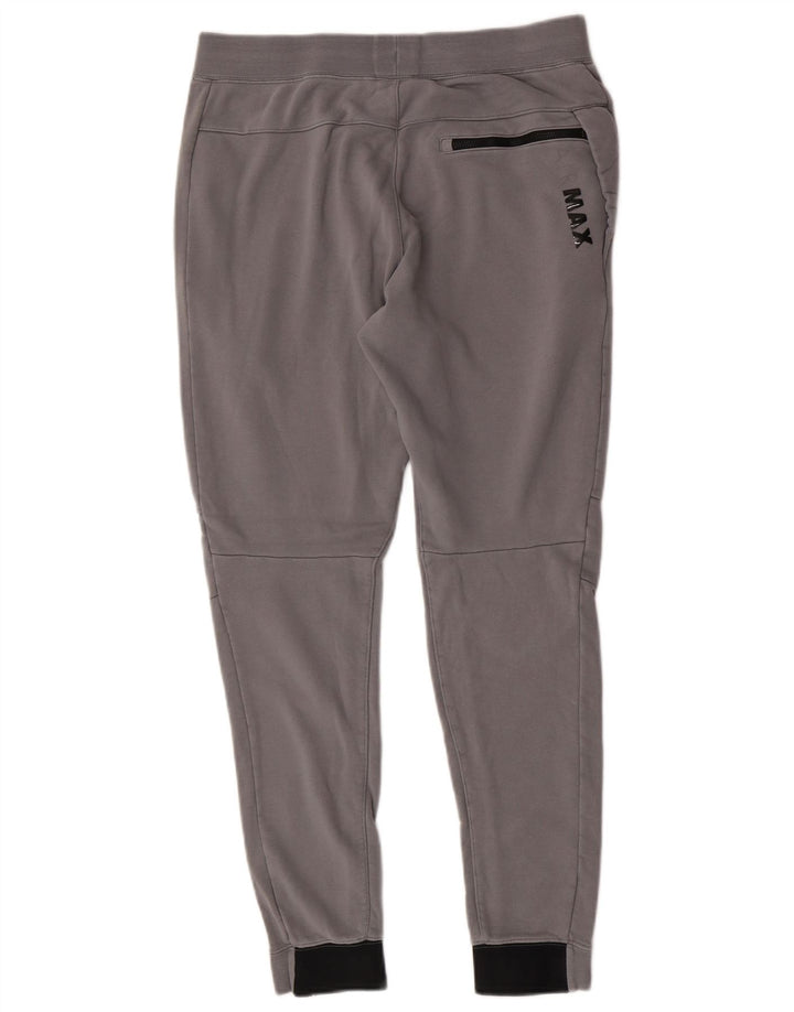 Calça de treino masculina Nike Graphic Joggers cinza médio colorblock