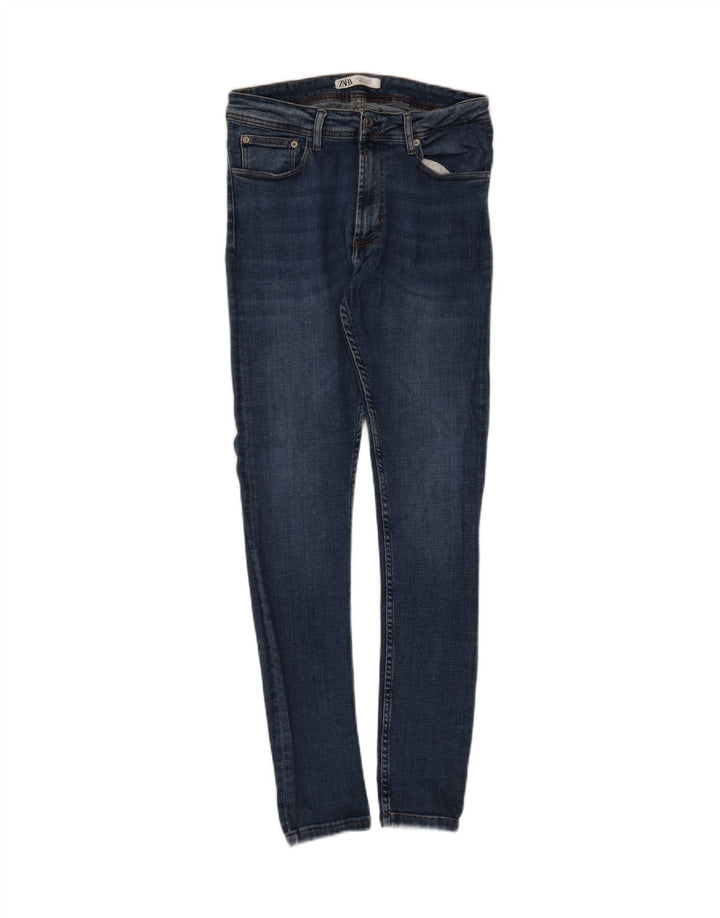 Zara Jeans Skinny Masculino EU 40 Médio W31 L30 Azul