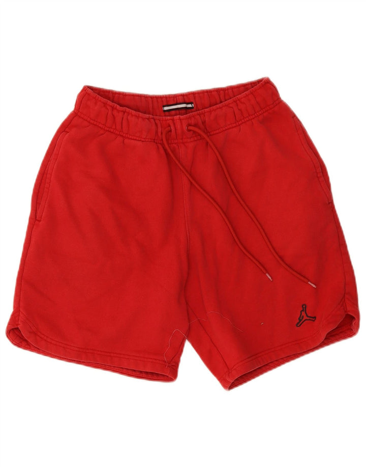 Nike Mens Sport Shorts Pequeno Algodão Vermelho