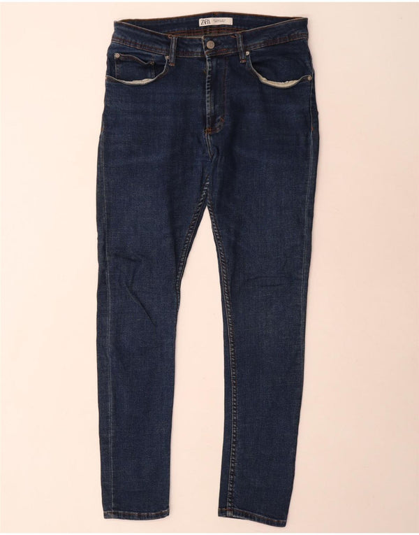 Zara Jeans Skinny Masculino EU 40 Médio W31 L31 Azul Marinho