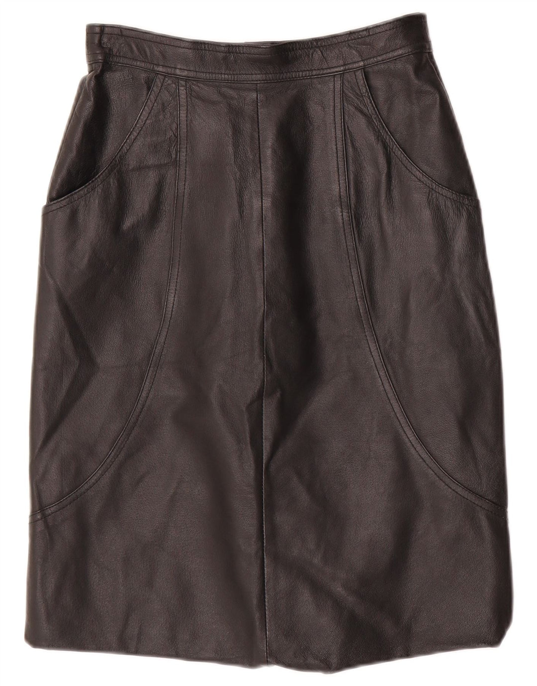 Saia feminina de couro CANDA IT 36 XS W24 couro preto