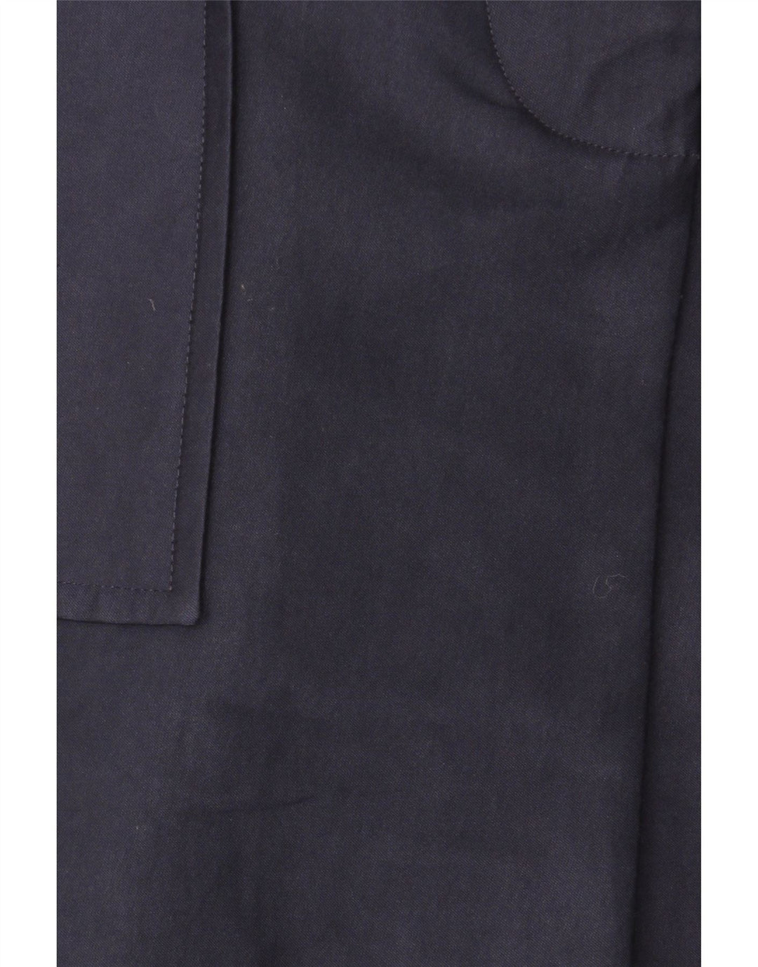 Sobretudo feminino Zara UK 14 algodão azul marinho médio
