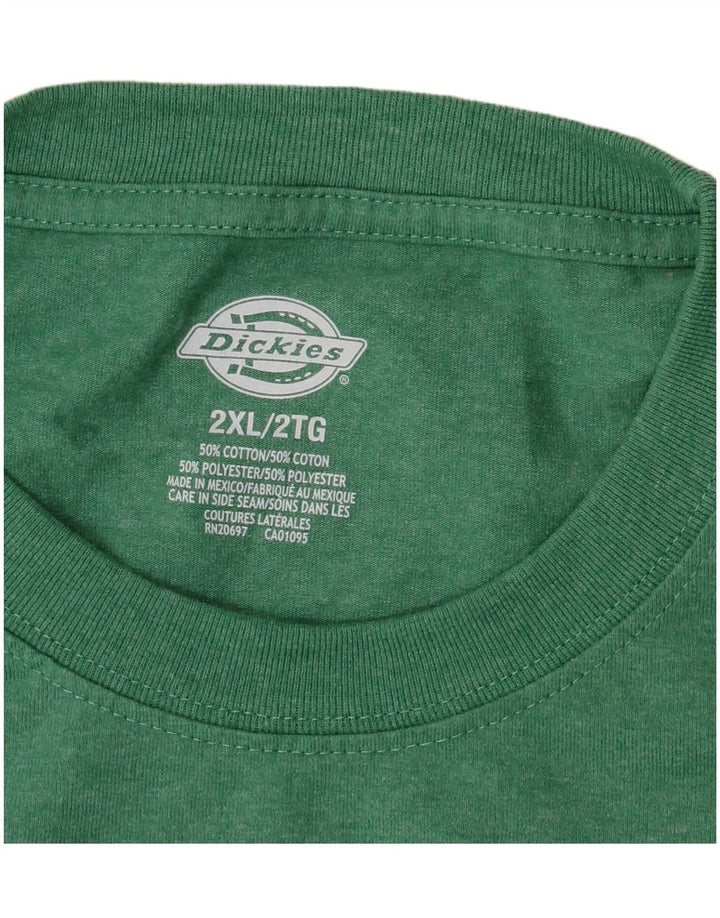 Camiseta masculina Dickies Top 2XL algodão verde