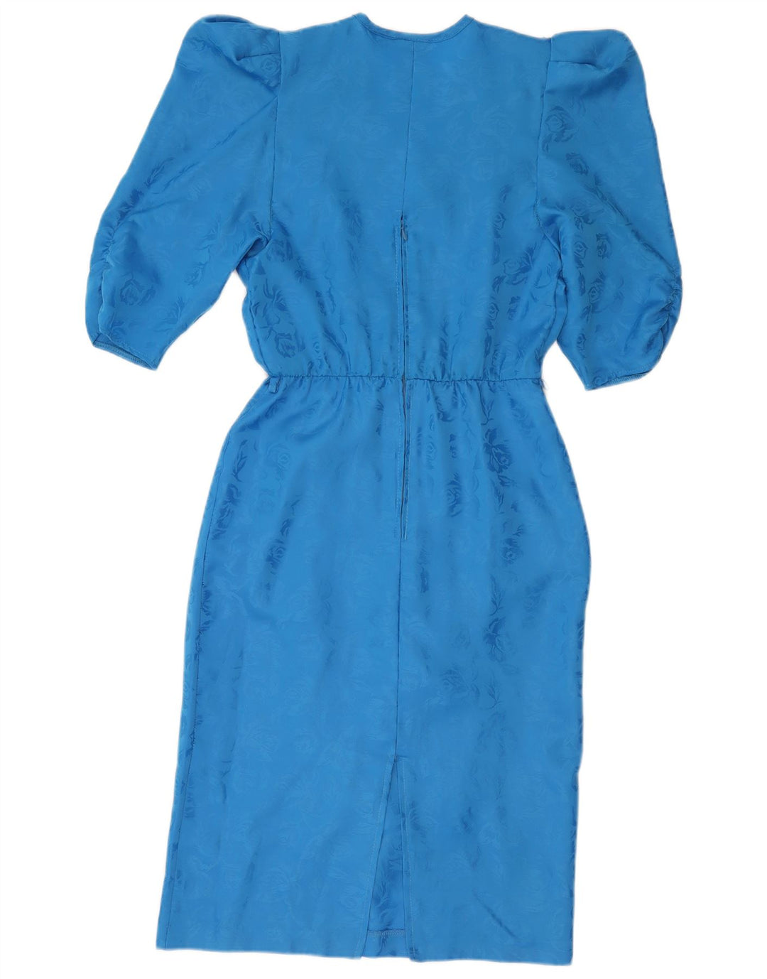 YESSICA Vestido feminino envolvente EU 38 poliéster floral azul médio