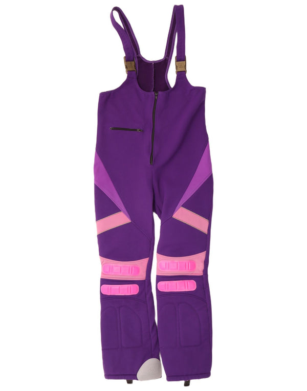 Calça de esqui feminina Dubin IT 52 2XL roxo colorblock acrílico