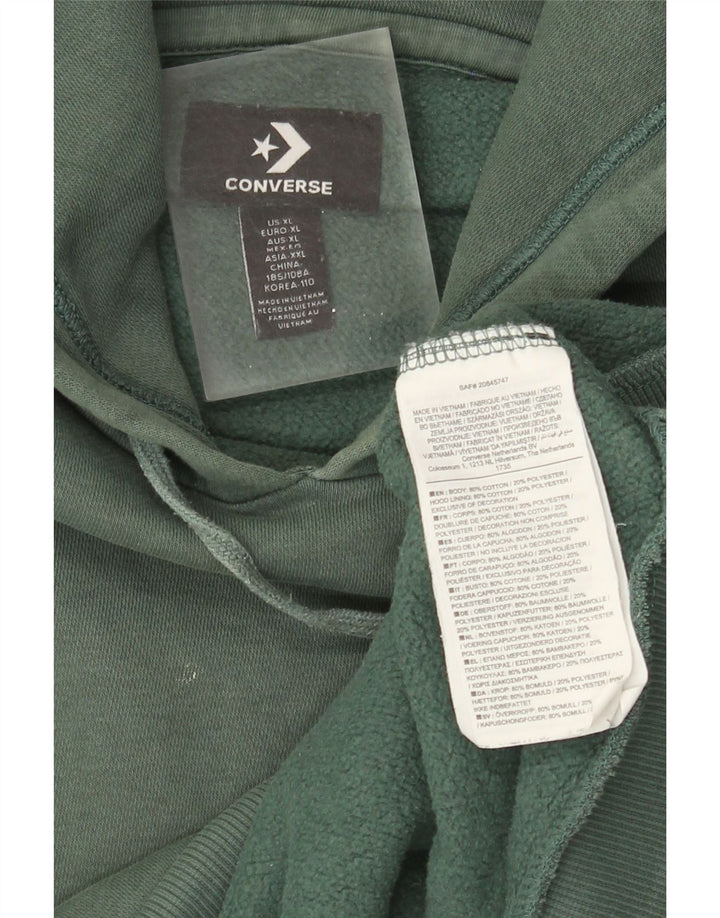 Converse masculino moletom com capuz XL algodão verde