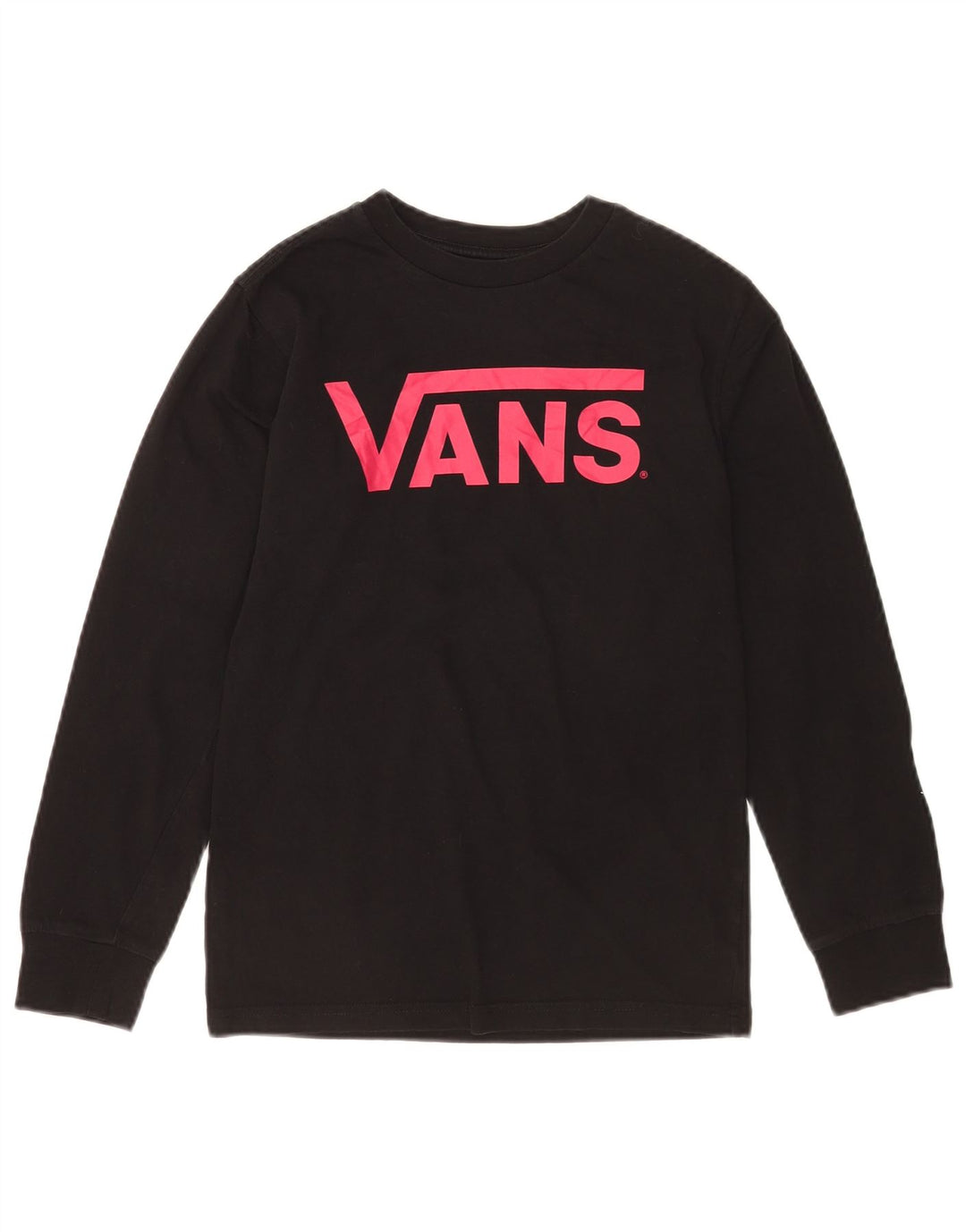 Vans feminino gráfico moletom jumper UK 6 XS preto