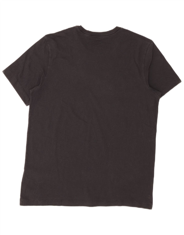 Camiseta gráfica masculina Nike grande algodão preto