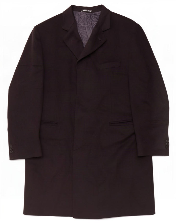 Sobretudo masculino Bucalo IT 54 2XL lã preta