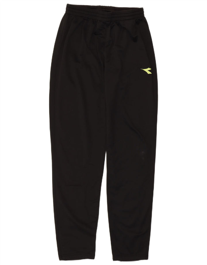 Calça de treino masculina Diadora pequena poliéster preto