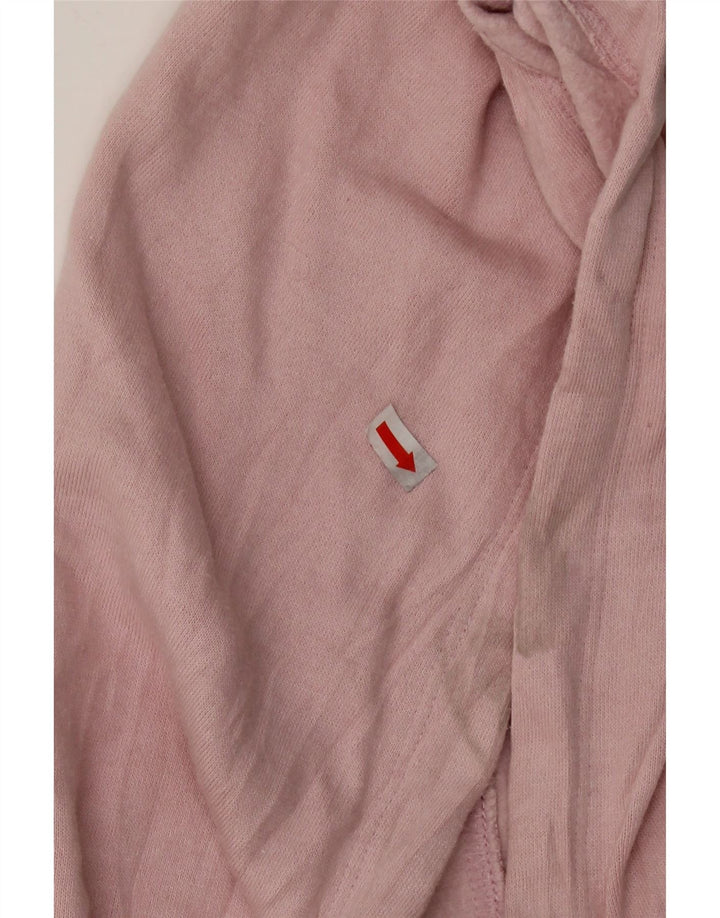 CHAMPION Womens Graphic Hoodie Jumper UK 20 2XL Pink Vintage Champion and Second-Hand Champion from Messina Hembry 
