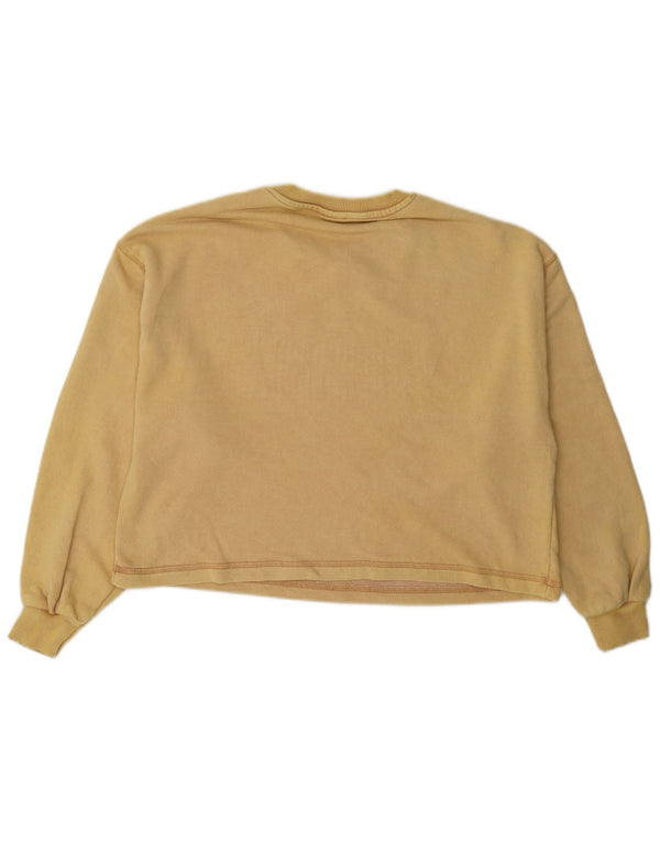 Zara Girls Graphic Moletom Oversized Jumper 13-14 Anos Amarelo