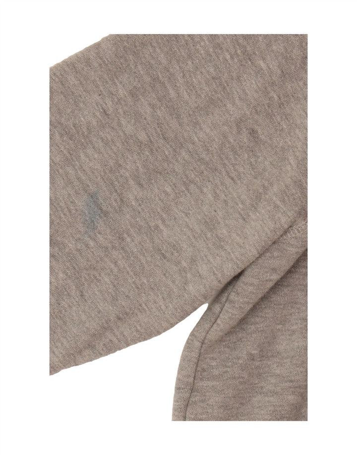 CHAMPION Womens Graphic Hoodie Jumper UK 12 Medium Grey Cotton Vintage Champion and Second-Hand Champion from Messina Hembry 