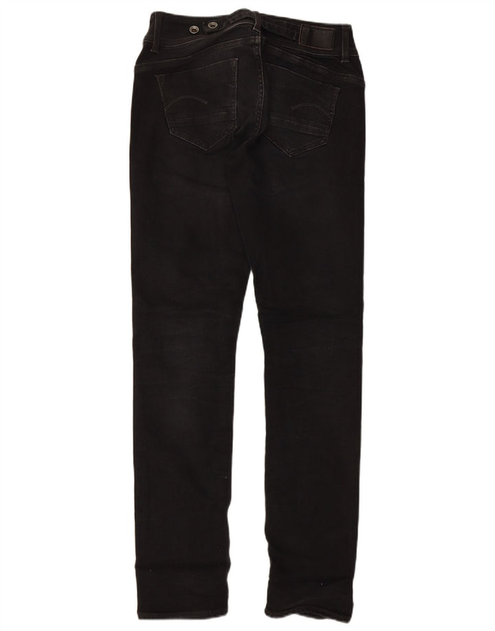 Jeans retos femininos G-STAR W29 L32 algodão cinza