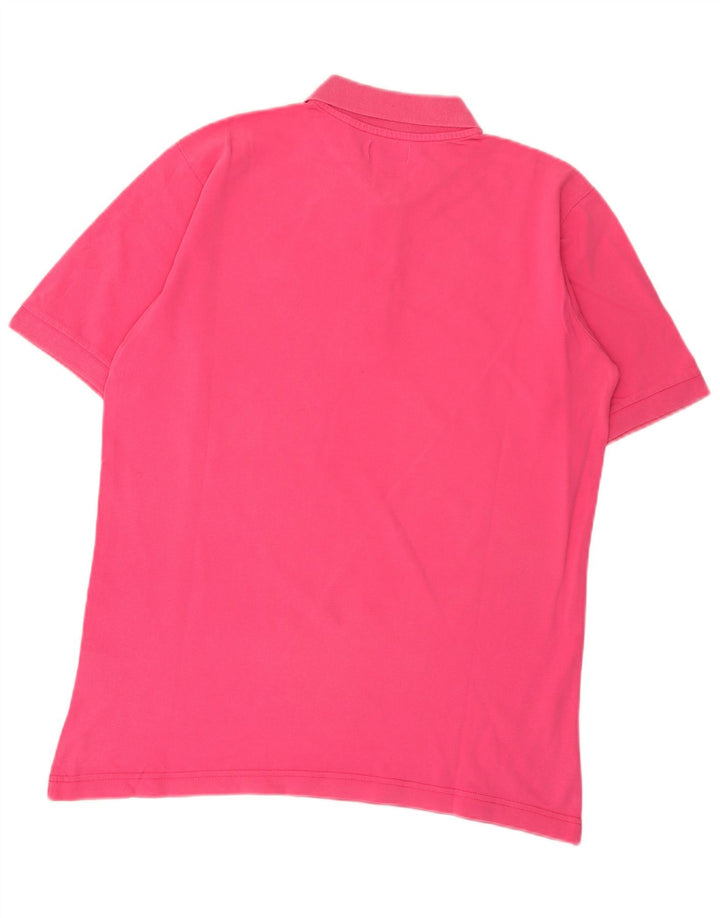Camisa polo masculina KAPPA médio algodão rosa