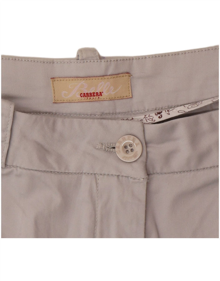 Calça Capri Carrera Feminina W34 L19 Cinza