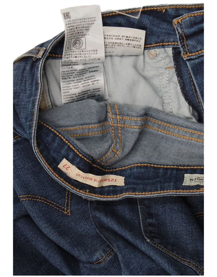 Calça jeans feminina Levi's 725 High Rise Bootcut W27 L29 Azul Lyocell