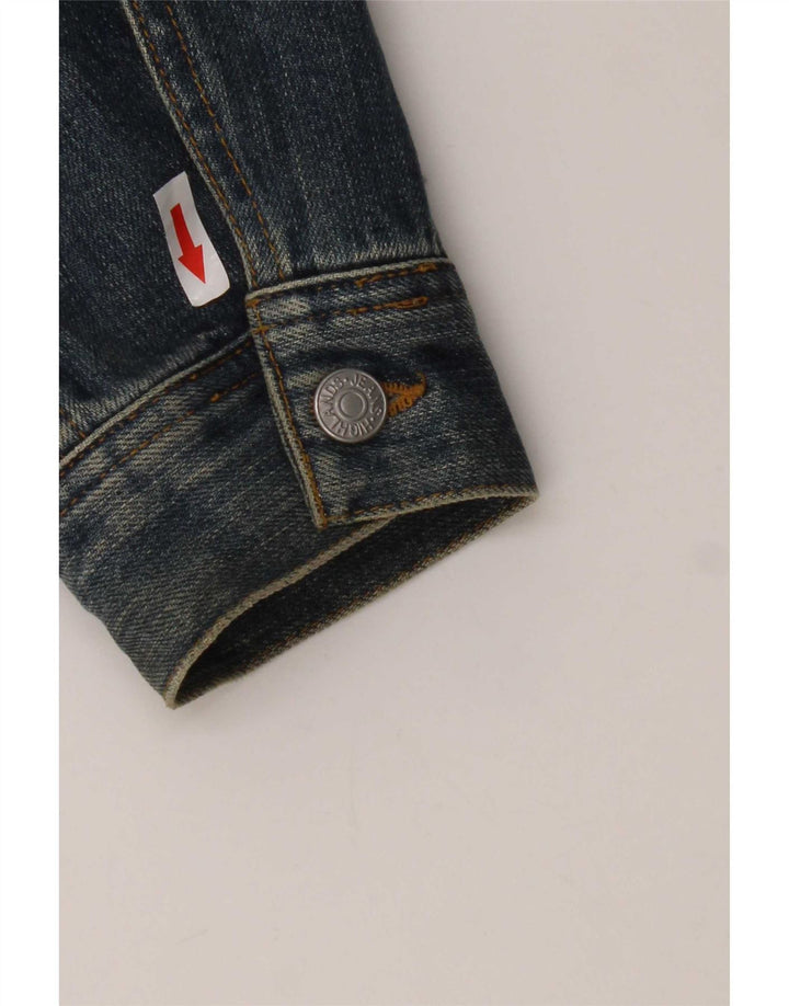 Jaqueta jeans masculina High Lands UK 38 algodão azul médio