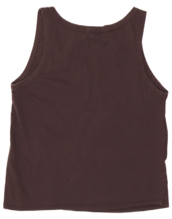 Colete feminino Massimo Dutti UK 14 grande algodão preto