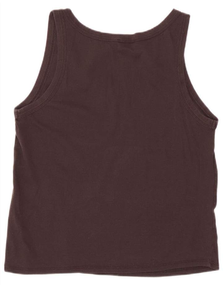 Colete feminino Massimo Dutti UK 14 grande algodão preto