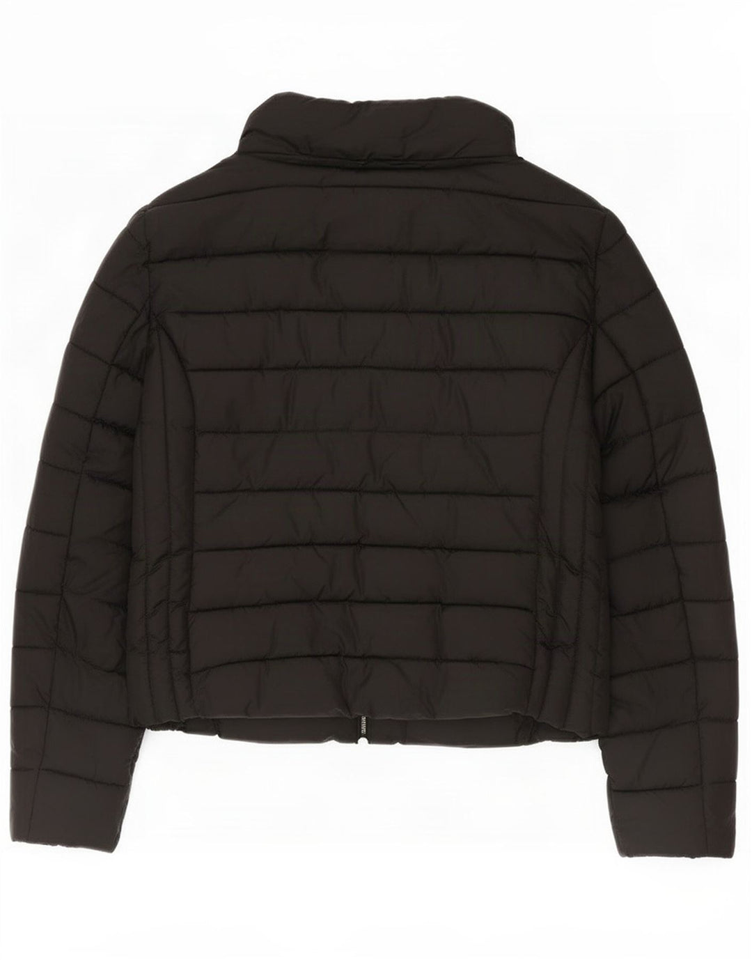 Jaqueta acolchoada Trafaluc feminina Zara Reino Unido 16 grande nylon preto
