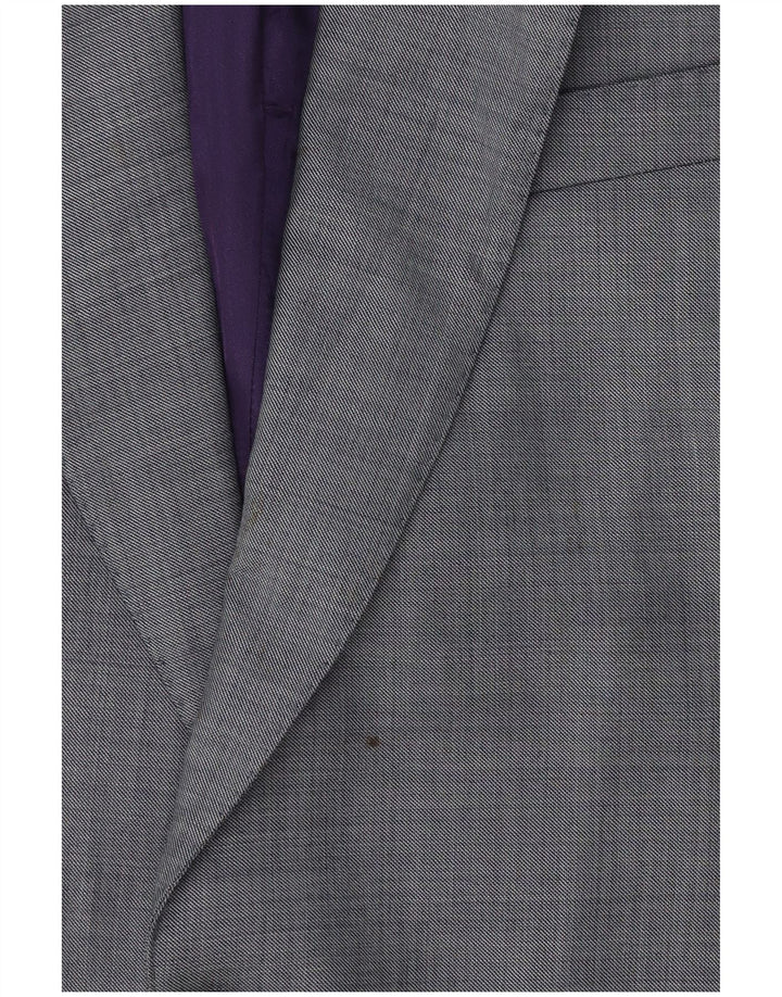 Jaqueta blazer masculina Paul Smith com 1 botão Reino Unido 38 cinza médio