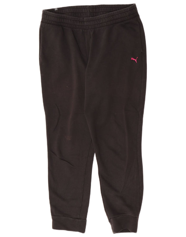 Calça esportiva feminina Puma Joggers UK 14 grande preta