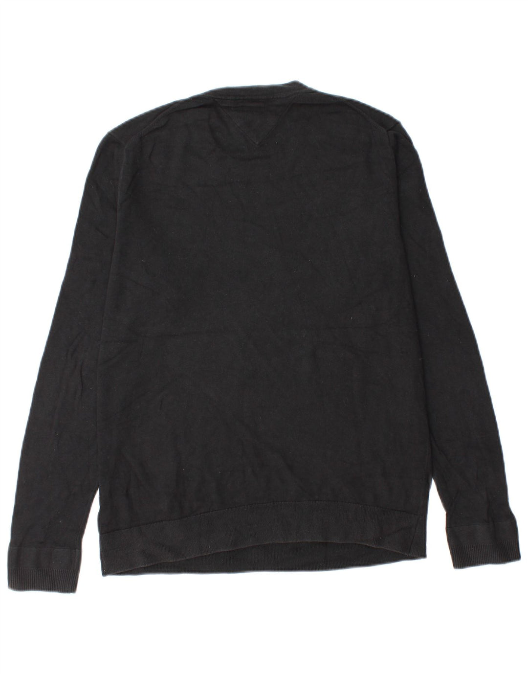 Tommy Hilfiger Suéter masculino com gola redonda 15-16 anos grande preto