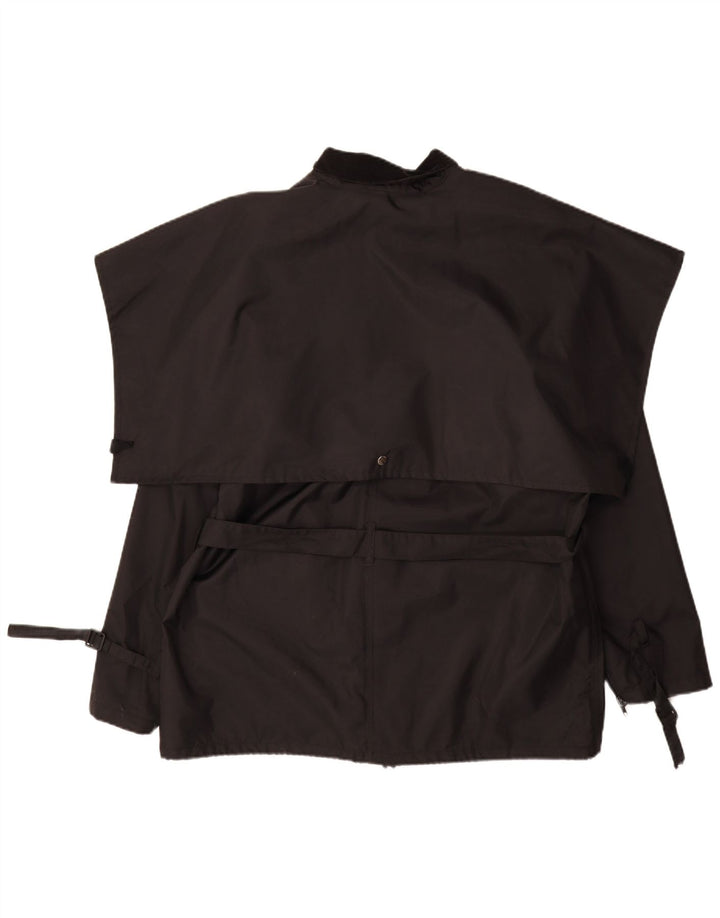 Jaqueta utilitária masculina Freewheel Moto Racer Reino Unido 38 nylon preto médio