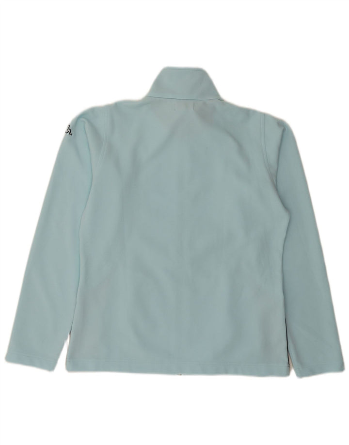 Jaqueta feminina Kappa UK 16 grande colorblock azul poliéster
