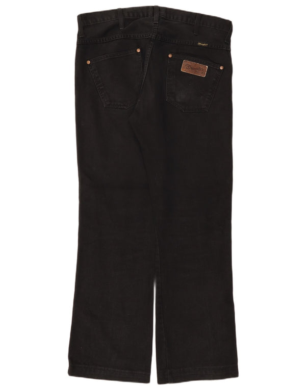 Wrangler Masculino Dayton Bootcut Jeans W33 L31 Algodão Preto