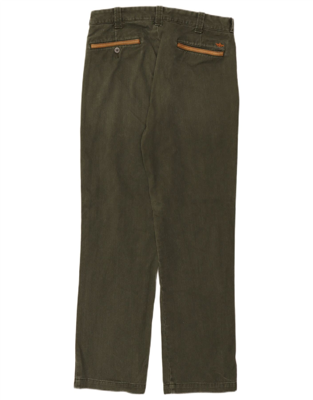Calça jeans reta masculina Dockers W34 L32 algodão cáqui