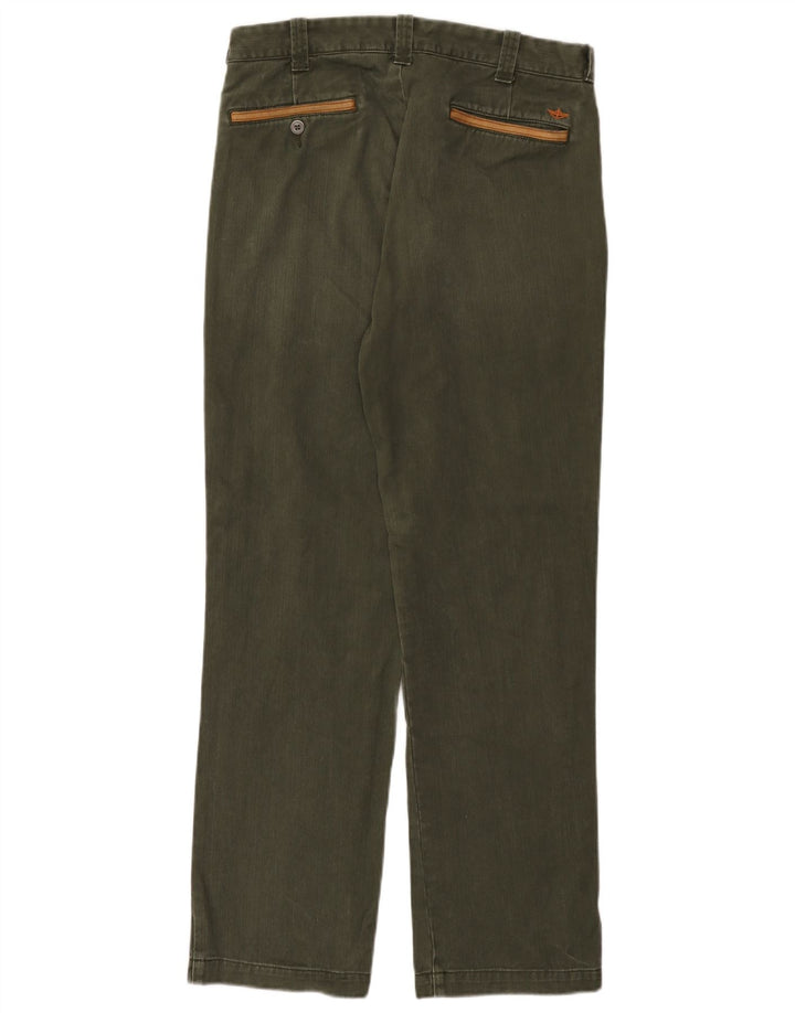 Calça jeans reta masculina Dockers W34 L32 algodão cáqui