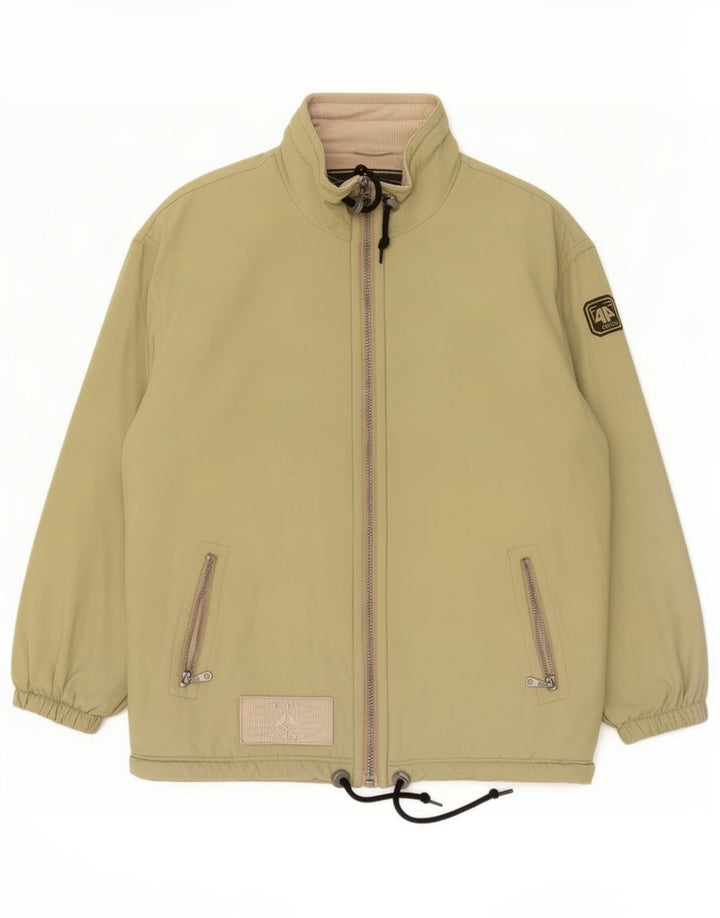 Jaqueta bomber masculina Etirel Graphic Loose Fit UK 38 verde médio