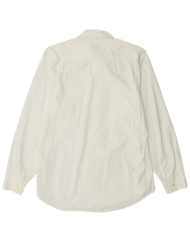 Camisa masculina CALVIN KLEIN JEANS algodão branco médio