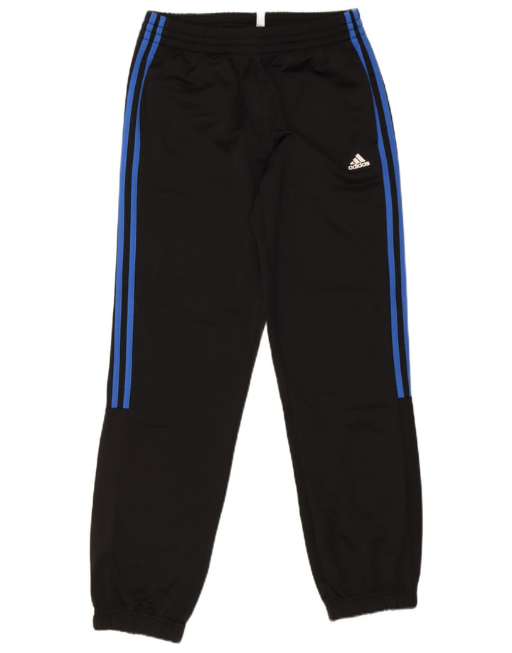 Adidas meninos calças de treino joggers 13-14 anos preto poliéster