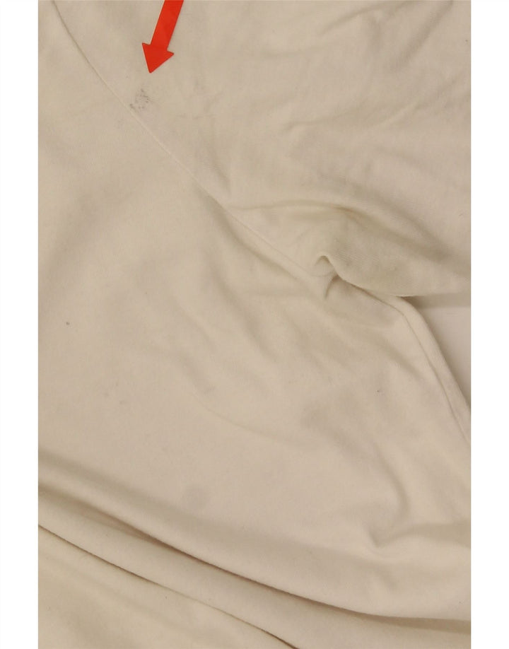 Camiseta masculina Ellesse com estampa gráfica pequena de algodão off white