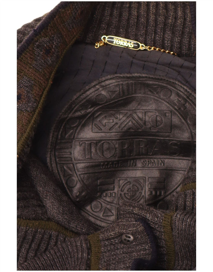 Jaqueta bomber masculina Torras IT 58 4XL lã cinza