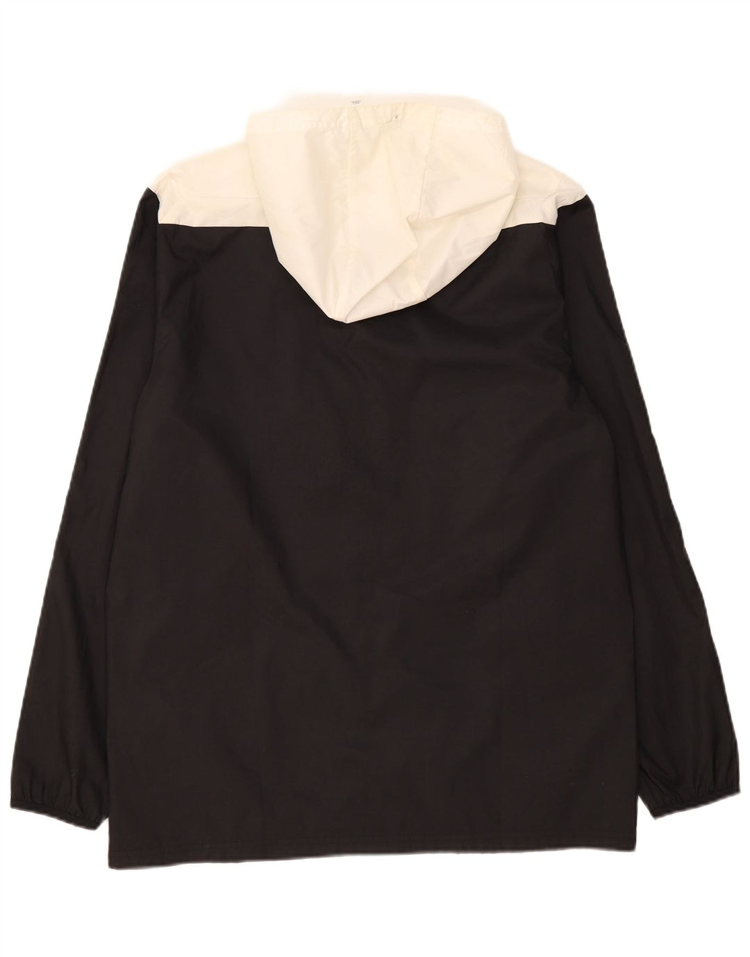 Adidas Mens Hooded Rain Jacket UK 38 Médio Preto Colourblock Poliéster