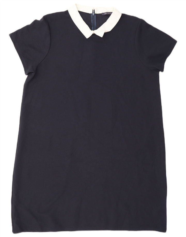 Vestido feminino Marks & Spencer UK 20 2XL azul marinho poliéster