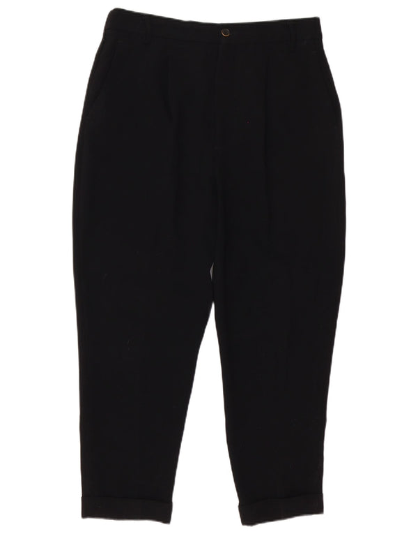 Calça Capri Cônica Feminina Zara Médio W30 L23 Preta