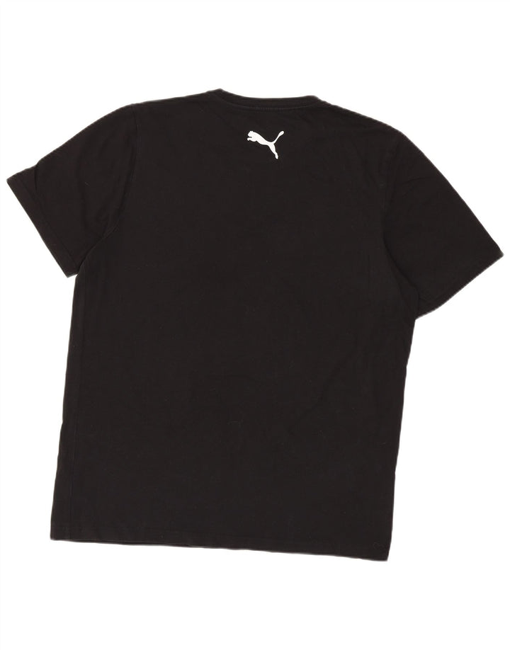 Camiseta masculina Puma grande algodão preto
