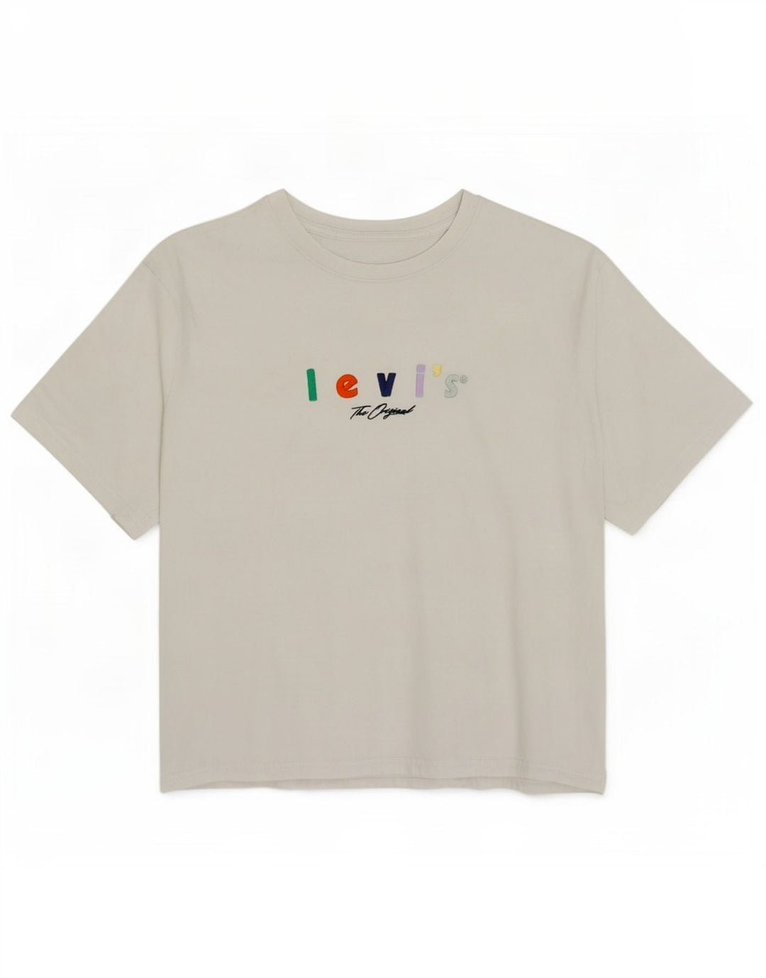 Camiseta feminina Levi's Relaxed Fit Graphic UK 14 Médio Branco