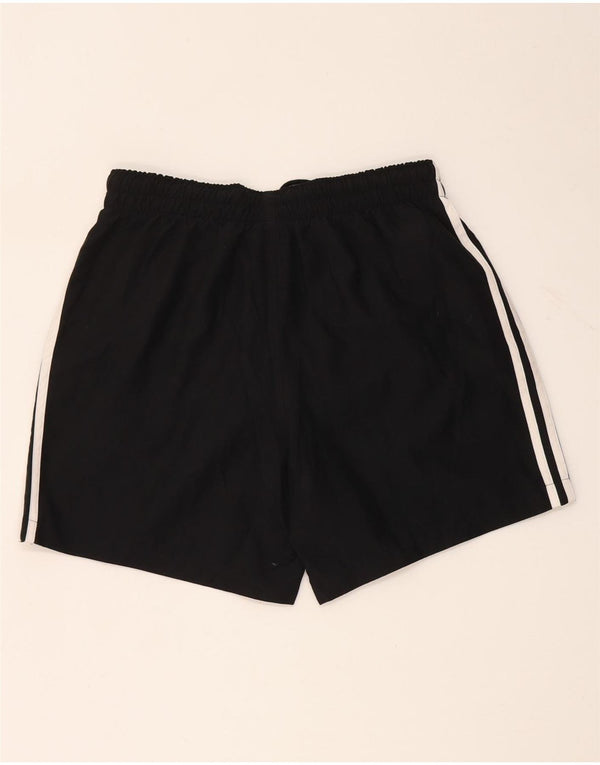 Shorts esportivos masculinos Adidas médio preto poliéster
