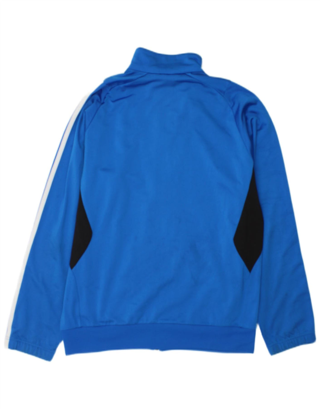Adidas Mens Tracksuit Top Jacket Médio Azul Colorblock Poliéster
